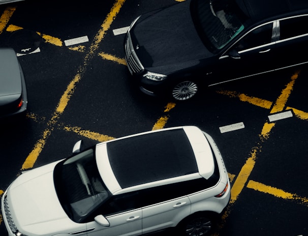 Autos in urbanem Verkehr